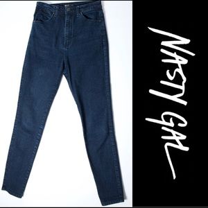 Nasty Gal Denim High Waisted Skinny Jeans